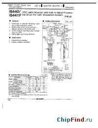 Datasheet IS440 manufacturer SHARP