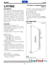 Datasheet LH1562F4 manufacturer SHARP