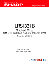 Datasheet LRS1331B manufacturer SHARP