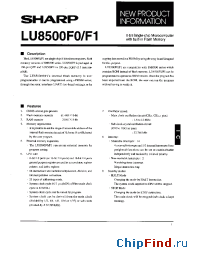 Datasheet LU8500F0 manufacturer SHARP