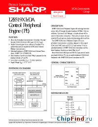 Datasheet LZ8519X manufacturer SHARP