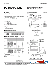 Datasheet PC3H2AD manufacturer SHARP