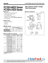 Datasheet PC702V0NSZX manufacturer SHARP