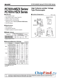 Datasheet PC703V0NSZX manufacturer SHARP