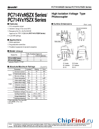 Datasheet PC714V3NSZX manufacturer SHARP