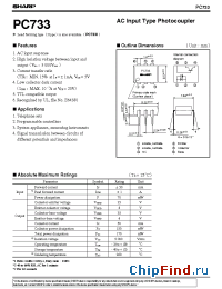 Datasheet PC733I manufacturer SHARP