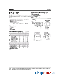 Datasheet PC817X1 manufacturer SHARP
