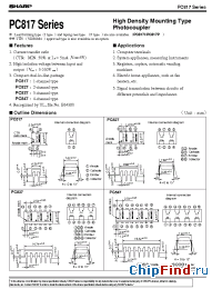 Datasheet PC837 manufacturer SHARP