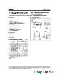 Datasheet PC852Xi manufacturer SHARP