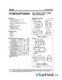 Datasheet PC8D52 manufacturer SHARP