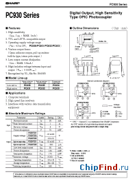 Datasheet PC935 manufacturer SHARP
