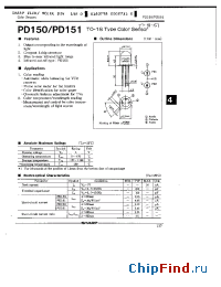Datasheet PD151 manufacturer SHARP