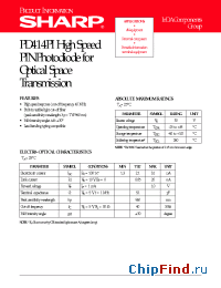 Datasheet PD414 manufacturer SHARP