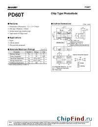 Datasheet PD60T manufacturer SHARP