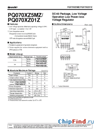 Datasheet PQ070XZ5MZP manufacturer SHARP