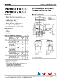 Datasheet PR308T21ESZ manufacturer SHARP