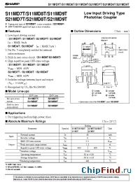 Datasheet S11MD7T manufacturer SHARP