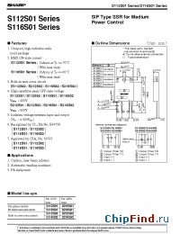 Datasheet S212S01 manufacturer SHARP