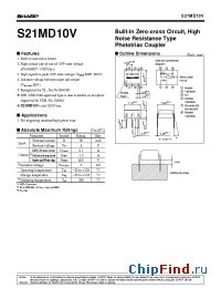 Datasheet S21MD10V manufacturer SHARP