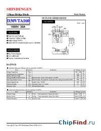 Datasheet D30VTA160 manufacturer Shindengen