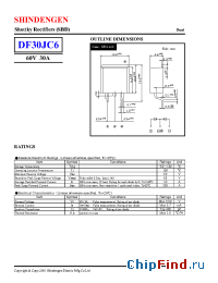 Datasheet DF30JC6 manufacturer Shindengen