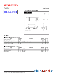 Datasheet DL04-18F1 manufacturer Shindengen