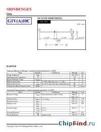 Datasheet G1VA10C manufacturer Shindengen
