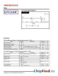 Datasheet G1VA14C manufacturer Shindengen