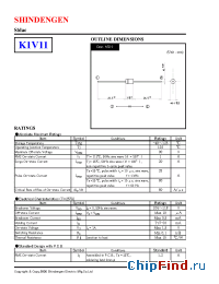 Datasheet K1V11 manufacturer Shindengen