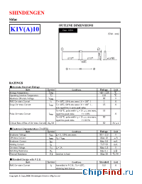 Datasheet K1VA10 manufacturer Shindengen