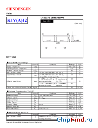 Datasheet K1VA12 manufacturer Shindengen