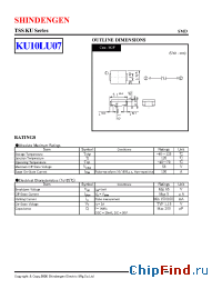 Datasheet KU10LU07 manufacturer Shindengen