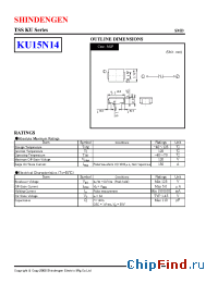 Datasheet KU15N14 manufacturer Shindengen