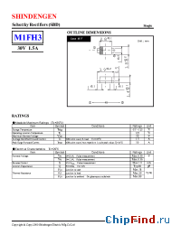 Datasheet M1FH3 manufacturer Shindengen