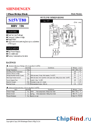 Datasheet S15VT80 manufacturer Shindengen