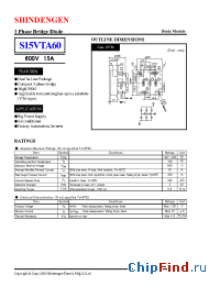 Datasheet S15VTA60 manufacturer Shindengen