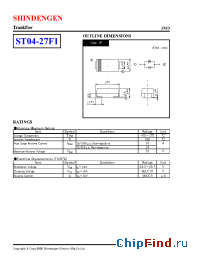 Datasheet ST04-27F1 manufacturer Shindengen