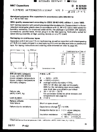 Datasheet B32524 manufacturer Siemens
