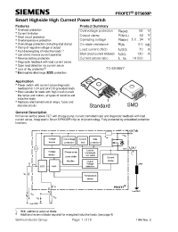 Datasheet BTS650P manufacturer Siemens