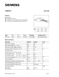 Datasheet C67078-A5013-A2 manufacturer Siemens