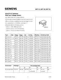 Datasheet C67079-A1022-A10 manufacturer Siemens
