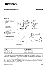 Datasheet FP310L100-75 manufacturer Siemens