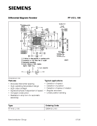 Datasheet FP412L100 manufacturer Siemens
