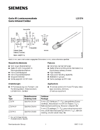 Datasheet LD274-2 manufacturer Siemens