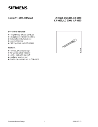 Datasheet LG3360-HL manufacturer Siemens