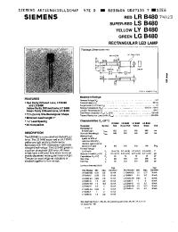 Datasheet LGB480-F manufacturer Siemens