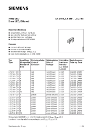 Datasheet LGZ185-CO manufacturer Siemens