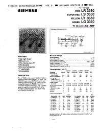 Datasheet LY3360 manufacturer Siemens