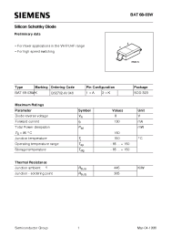 Datasheet Q62702-A1046 manufacturer Siemens
