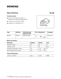 Datasheet Q62702-A930 manufacturer Siemens